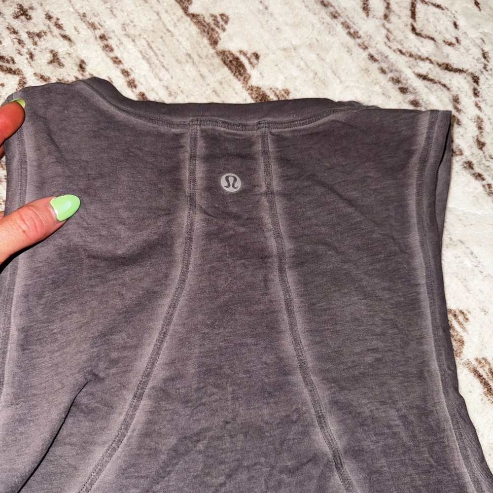 lululemon athletica Gray Tank Top